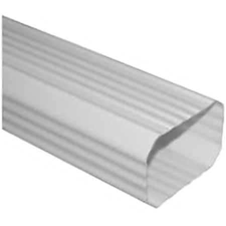 BILLY PENN 3X10 Sq Downspout White 579